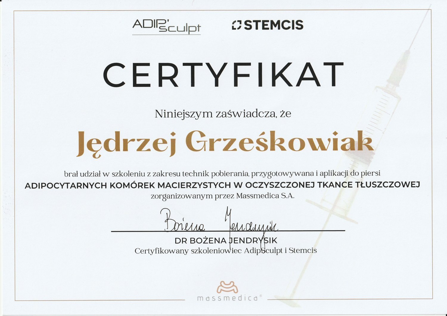 Certyfikat 6