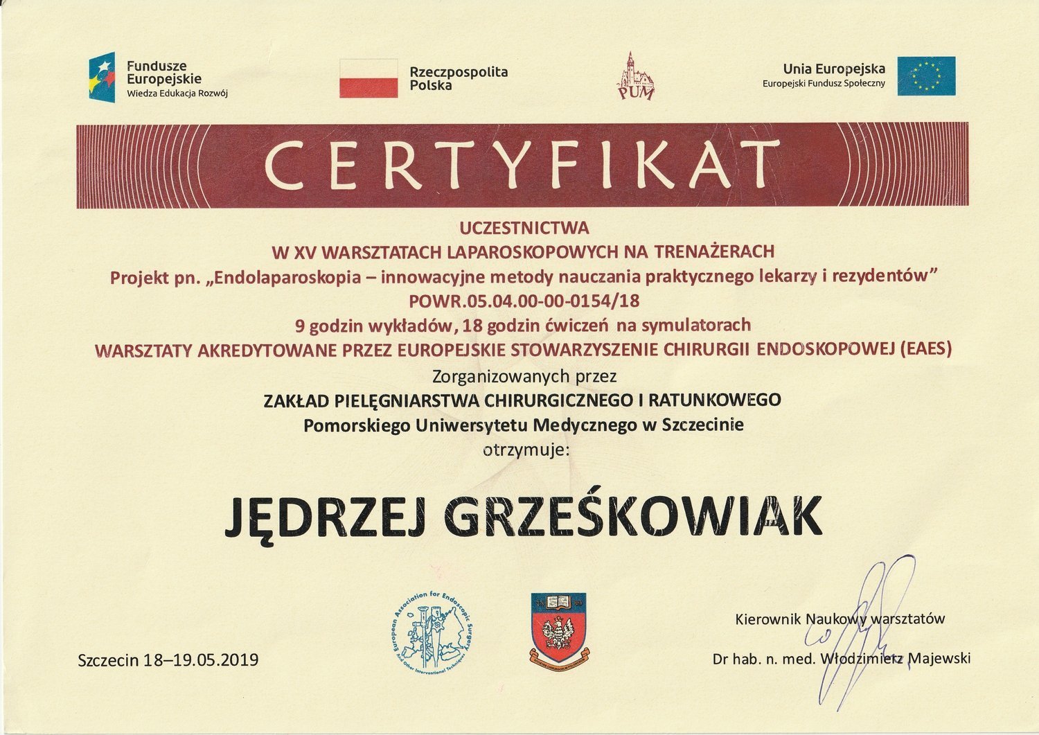 Certyfikat 17
